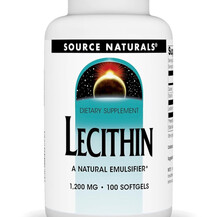 Lecithin Лецитин Source Naturals 100 капсул