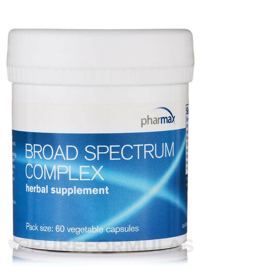 Основне фото товару Broad Spectrum Complex Основне фото товару Pharmax, Broad Spectrum Complex, Пробіотики, 60 капсул