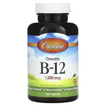 Вітамін B12 Кобаламін Chewable B-12 Natural Lemon 1000 mcg