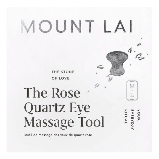 Основне фото товару Mount Lai, The Rose Quartz Eye Massage Tool, Масажні камні, 1 Too