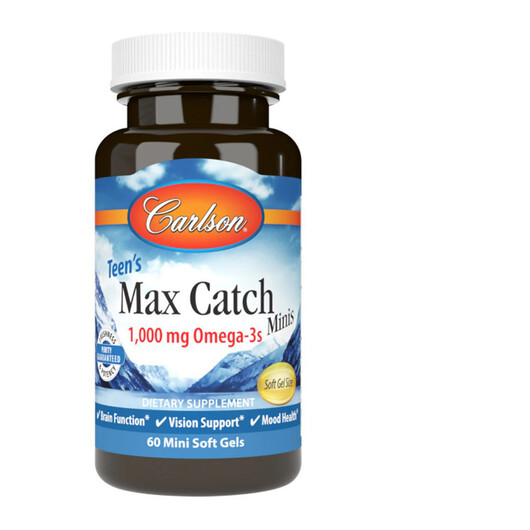 Основное фото товара Carlson, Омега 3, Teen's Max Catch Minis, 60 капсул