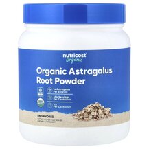 Organic Astragalus Root Powder Unflavored Астрагал 454 г