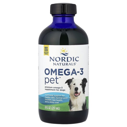 Основне фото товару Nordic Naturals, Omega-3 Pet, Омега 3, 237 мл