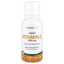 Вітамін C Liquid Vitamin C Natural Orange 1000 mg Natures