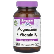 Магній B6 Magnesium & B6 Bluebonnet Nutrition 90 капсул Магній B6 Magnesium & B6 Bluebonnet Nutrition 90 капсул