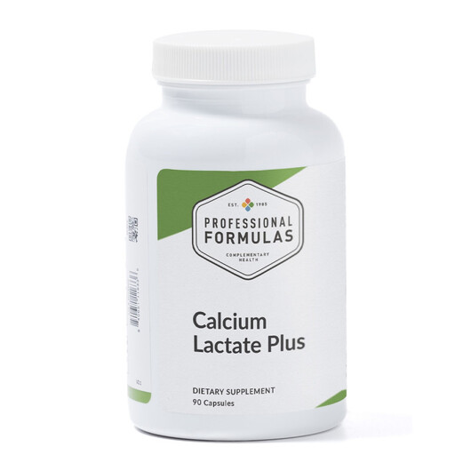 Основне фото товару Calcium Lactate Plus Основне фото товару Professional Formulas, Calcium Lactate Plus, Кальцій Лактат, 90 к