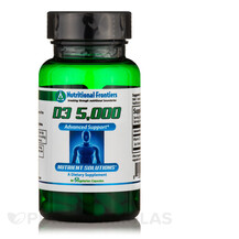 D3 5000 IU Витамин D3 Nutritional Frontiers 60 капсул D3 5000 IU Витамин D3 Nutritional Frontiers 60 капсул