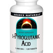 Фото товара Source Naturals, Аминокислоты, L-Pyroglutamic Acid, 120 таблеток