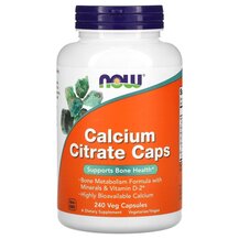 Цитрат Кальцію Calcium Citrate Caps NOW Foods 240 капсул Цитрат Кальцію Calcium Citrate Caps NOW Foods 240 капсул