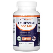 L-Threonine 500 mg L-Треонин Vitamatic 120 капсул