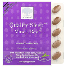 Quality Sleep Muscle Rest Поддержка сна New Nordic