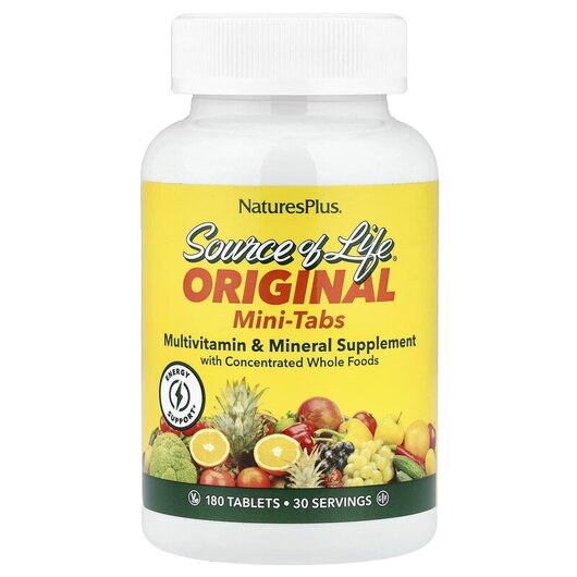 Основне фото товару Source of Life Multi-Vitamin & Mineral, Мультивітаміни, 180 м