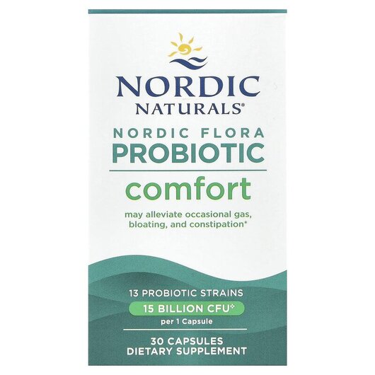 Основное фото товара Nordic Naturals, Пробиотики, Nordic Flora Probiotic Comfort, 30 к