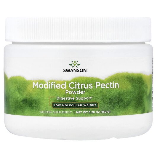 Основне фото товару Modified Citrus Pectin Powder Основне фото товару Swanson, Modified Citrus Pectin, Детокс та очищення, 150 г