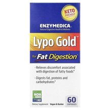 Lypo Gold Ферменты для похудения Enzymedica 60 капсул
