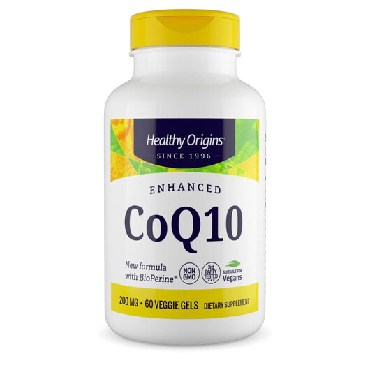 Основне фото товару Enhanced CoQ10 Основне фото товару Healthy Origins, Enhanced CoQ10, Убіхінон, 60 Veggie Gels