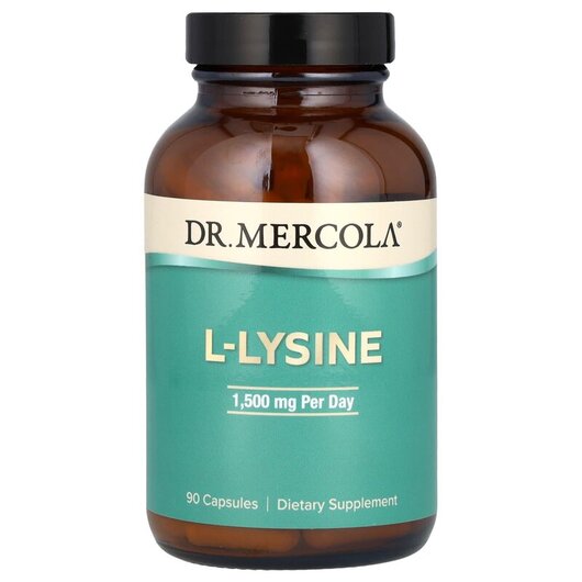 Основное фото товара Dr. Mercola, L-Лизин, L-Lysine 1500 mg, 90 капсул