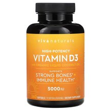 Вітамін D3 Vitamin D3 with Organic Coconut Oil Viva