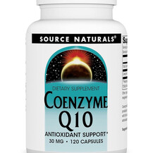 Coenzyme Q10 Коэнзим CoQ10 Source Naturals 120 капсул