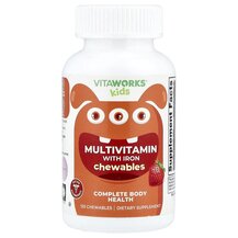 Kids Multivitamin With Iron Mixed Fruit Железо VitaWorks Kids Multivitamin With Iron Mixed Fruit Железо VitaWorks