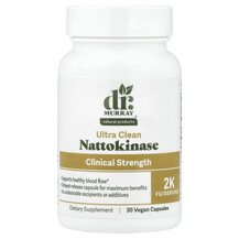 Nattokinase 2000 FU Наттокиназа Dr. Murray's 30 капсул