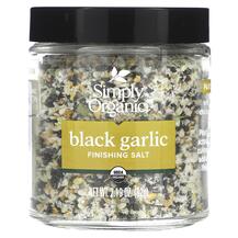Finishing Salt Black Garlic Специи Simply Organic 62 г Finishing Salt Black Garlic Специи Simply Organic 62 г