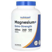 Гліцинат магнію Magnesium+ Extra-Strength 420 mg Nutricost