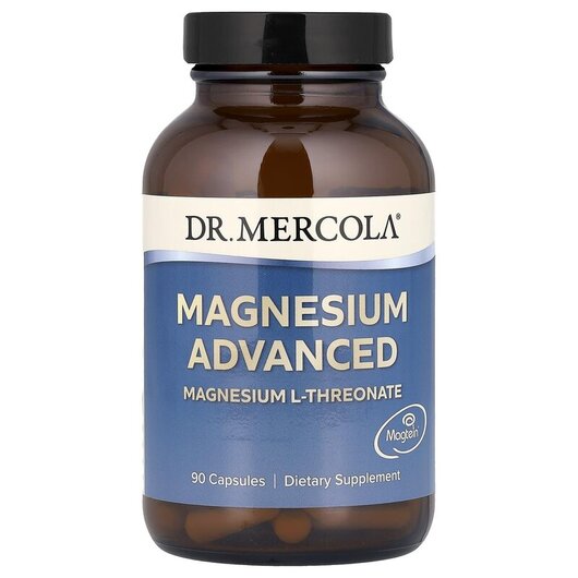 Основне фото товару Magnesium L-Threonate Основне фото товару Dr. Mercola, Magnesium L-Threonate, Магній L-Треонат, 90 капсул