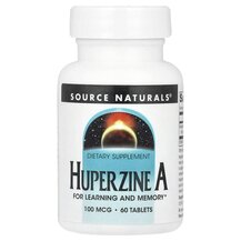 Huperzine A 100 mcg Гуперзин А Source Naturals 60 таблеток