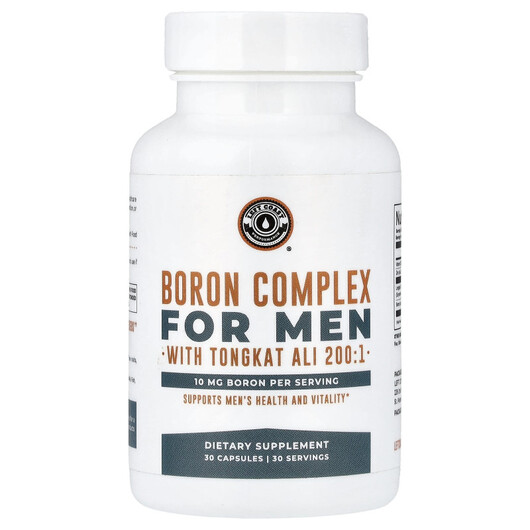 Основное фото товара Тонгкат Али, Boron Complex for Men with Tongkat Ali, 30 капсул
