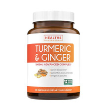 Turmeric & Ginger Экстракт корня куркумы Healths Harmony