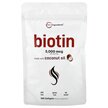 Фото товару Biotin 5000 mcg Фото товару Micro Ingredients, Biotin 5000 mcg, Вітамін B7 Біотин, 365 капсул