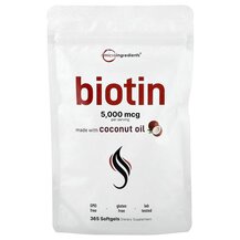 Biotin 5000 mcg Витамин B7 Биотин Micro Ingredients Biotin 5000 mcg Витамин B7 Биотин Micro Ingredients