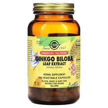 Ginkgo Biloba Leaf Extract Гинкго Билоба Solgar 180 капсул