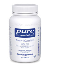Acetyl-L-Carnitine 500 mg Ацетилкарнитин Pure 60 капсул Acetyl-L-Carnitine 500 mg Ацетилкарнитин Pure 60 капсул