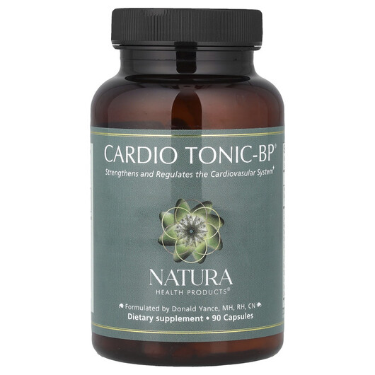 Основне фото товару Natura Health Products, Cardio Tonic BP, Кардіо комплекс, 90 капс