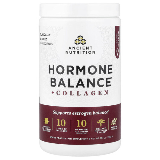 Основне фото товару Hormone Balance + Collagen Vanilla, Підтримка гормонів, 293.9 г