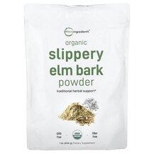 Слизький в'яз Organic Slippery Elm Bark Powder Micro 454 г Слизький в'яз Organic Slippery Elm Bark Powder Micro 454 г