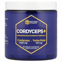 Гриби Кордицепс Cordyceps+ Natural Stacks 60 капсул