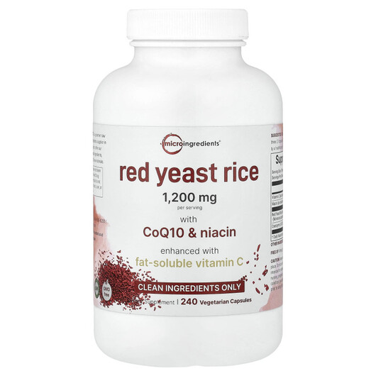 Основное фото товара Red Yeast Rice with CoQ10 & Niacin Основное фото товара Коэнзим CoQ10, Red Yeast Rice with CoQ10 & Niacin, 240 капсул