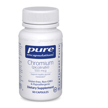 Chromium Picolinate 500 mcg Хром Pure Encapsulations Chromium Picolinate 500 mcg Хром Pure Encapsulations