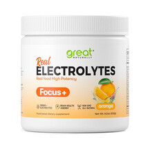 Електроліти Real Electrolytes Focus+ Powder Orange Flavor