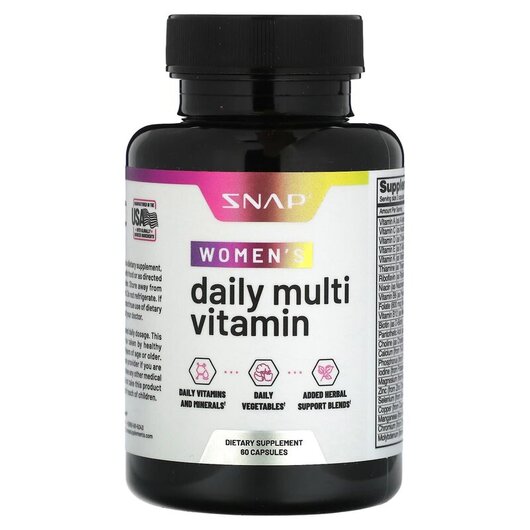 Основне фото товару Women's Daily Multi Vitamin, Вітаміни для жінок, 60 капсул