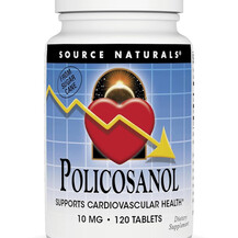 Policosanol Поликозанол Source Naturals 120 таблеток
