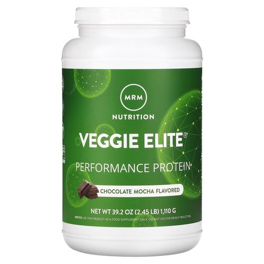 Основное фото товара Veggie Elite Performance Protein Chocolate Mocha Основное фото товара MRM, Протеин, Veggie Elite Performance Protein Chocolate Mocha, 1