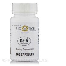 D3-5 Cholecalciferol Витамин D3 Tech Pharmacal 100 капсул