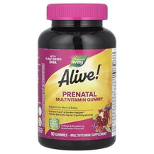 Alive! Prenatal Gummies Витамины для беременных Nature's