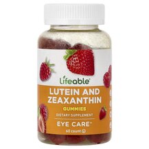 Лютеїн Lutein and Zeaxanthin Gummies Berry Lifeable Лютеїн Lutein and Zeaxanthin Gummies Berry Lifeable