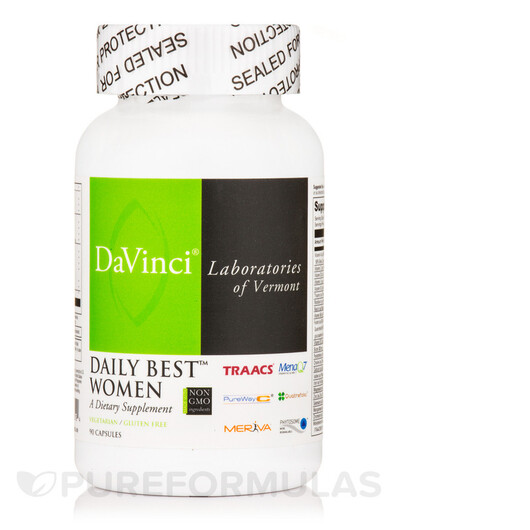 Основное фото товара DaVinci Laboratories, Мультивитамины, Daily Best Women, 90 капсул