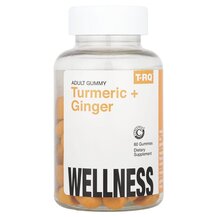 Куркумін Turmeric + Ginger Wellness T-RQ 60 цукерок